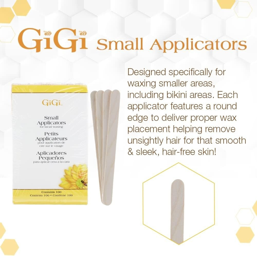 Applicateurs Gigi Small pour épilation du visage, paquet de 100 0400