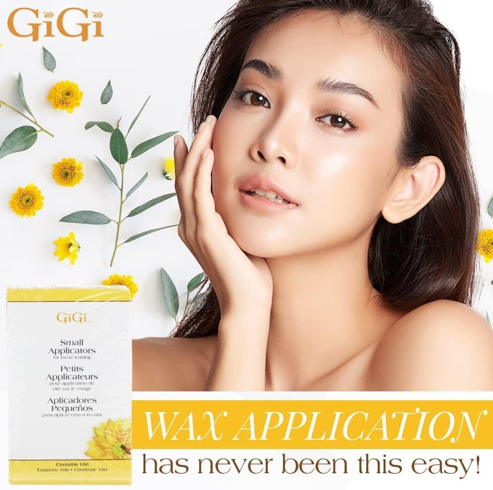 Applicateurs Gigi Small pour épilation du visage, paquet de 100 0400