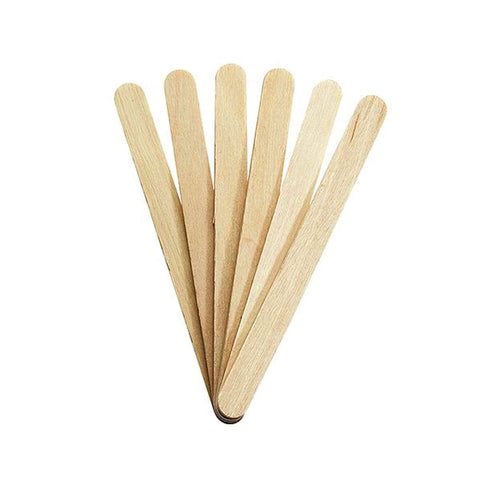 Applicateurs en bois lisses satinés - Petits 100/sac 814166 19369