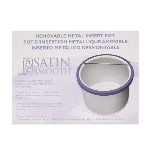 Pot avec insert métallique amovible Satin Smooth SS814140